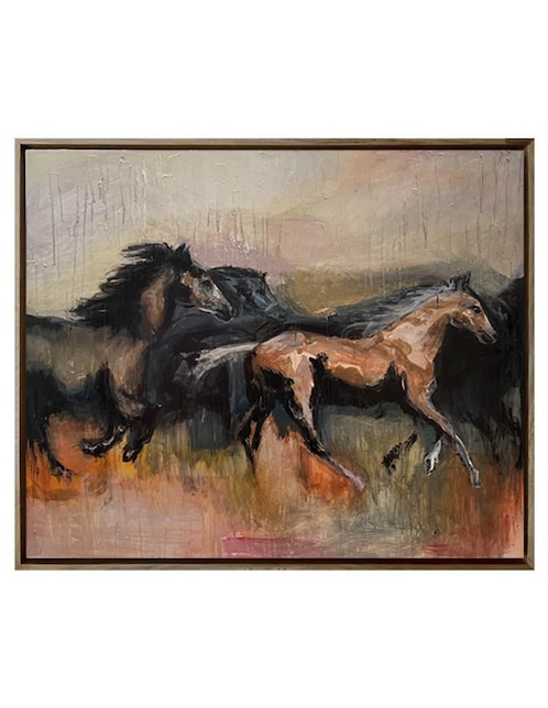 Pintura Freedom técnica mixta Lune Art Gallery AnimalArt