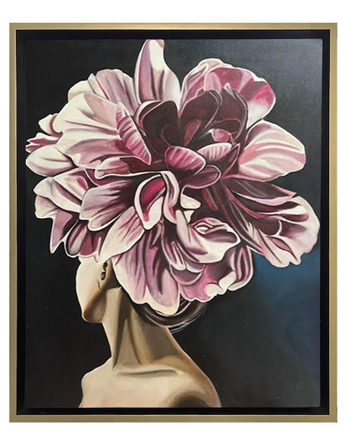 Pintura Mujer De Flor 5.0 técnica acrílico Lune Art Gallery