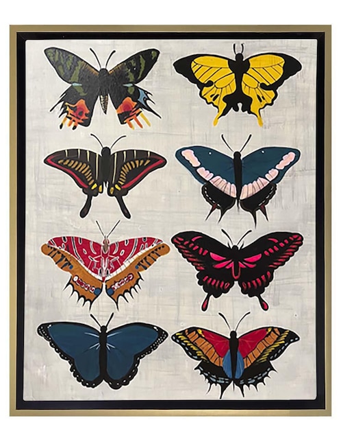 Pintura The Butterfly Colors técnica acrílico Lune Art Gallery AnimalArt