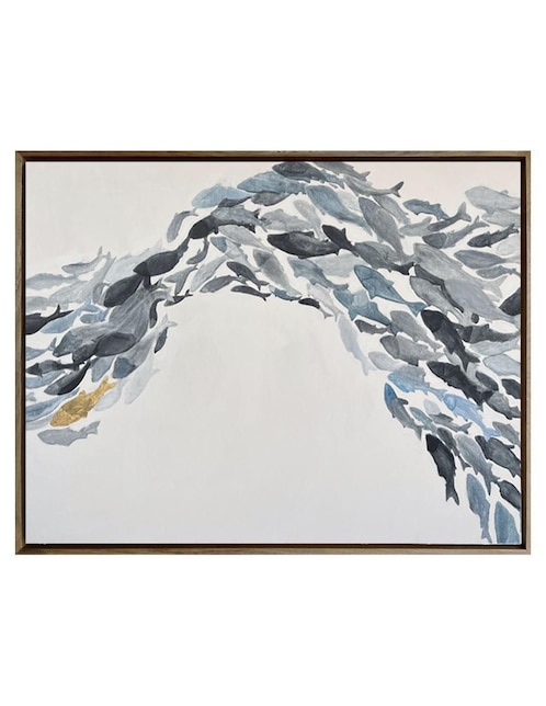 Pintura Peces en el mar técnica acrílico Lune Art Gallery Mar