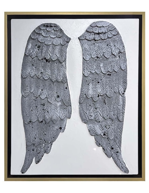 Pintura Que nunca te corten las alas técnica mixta Lune Art Gallery Espiritualidad
