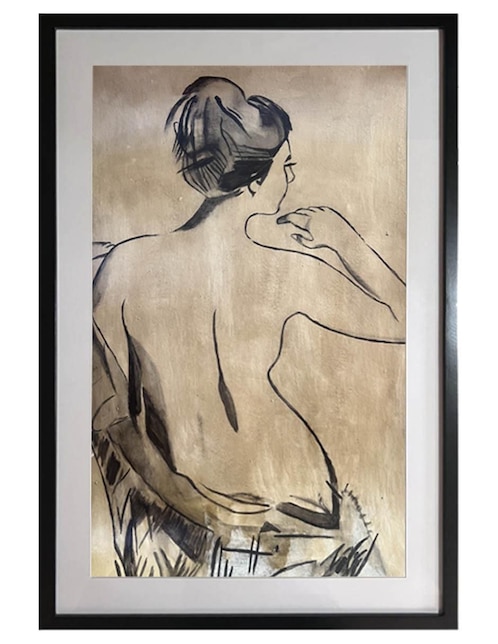 Pintura Mónica técnica acrílico Lune Art Gallery MilleniArt