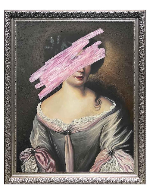 肉筆油彩画 額装 】 GALERIA DE PINTURA MEXICANA