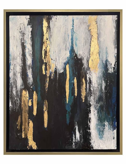 Pintura Green Gold técnica acrílico Lune Art Gallery
