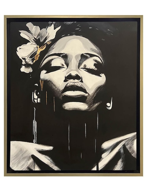 Pintura Abena técnica acrílico Lune Art Gallery