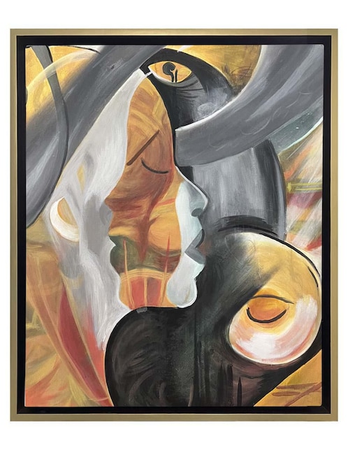 Pintura Faces técnica acrílico Lune Art Gallery