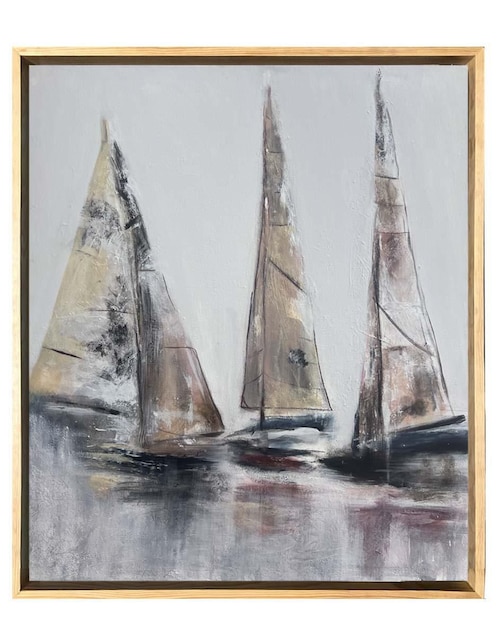 Pintura Veleros VI técnica acrílico 1
