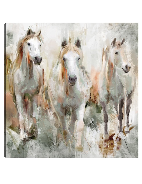 Cuadro decorativo Trifecta técnica mixta Animales Domésticos 1