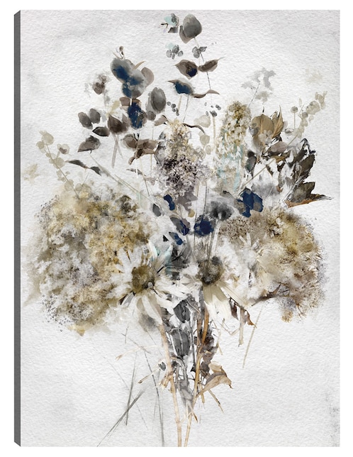 Cuadro decorativo Suave Brisa técnica mixta Arreglo Floral 1