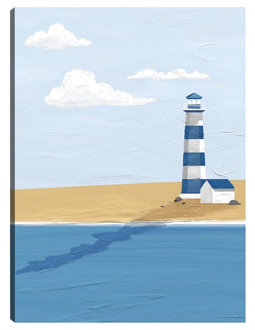 Cuadro decorativo Serie De Verano I técnica mixta Faros 1