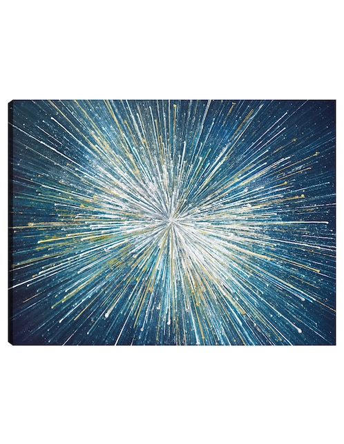 Cuadro decorativo Estallido Estelar técnica mixta Cuadros Jr Colores