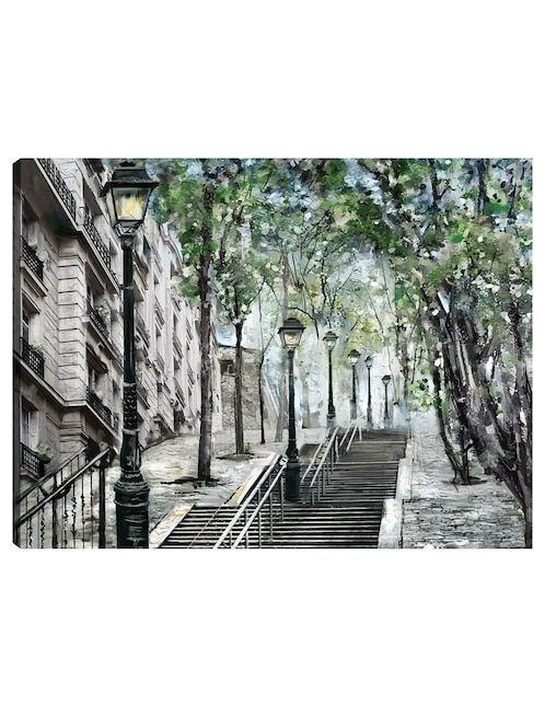 Cuadro decorativo Montmartre técnica mixta Cuadros Jr Arquitectura