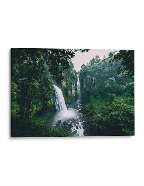 Litografía Canvas Lab Cascada de Texolo, Veracruz por 2025mx técnica impresión