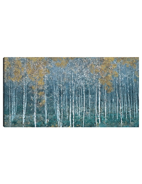 Cuadro decorativo técnica mixta Bosques 1