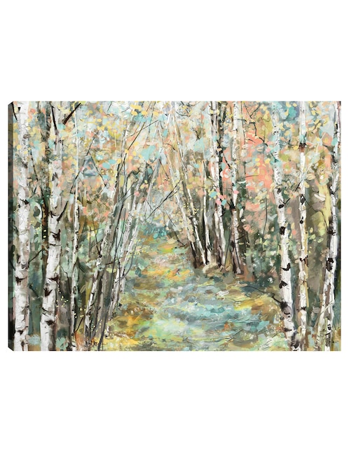 Cuadro decorativo técnica mixta Bosques 1