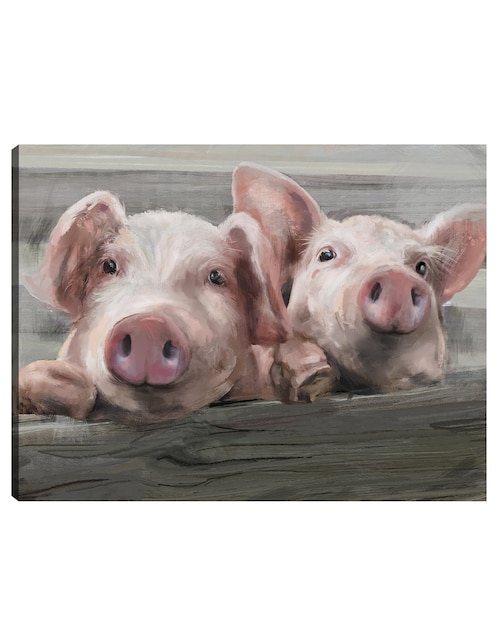 Cuadro decorativo técnica mixta Animales Domésticos 1