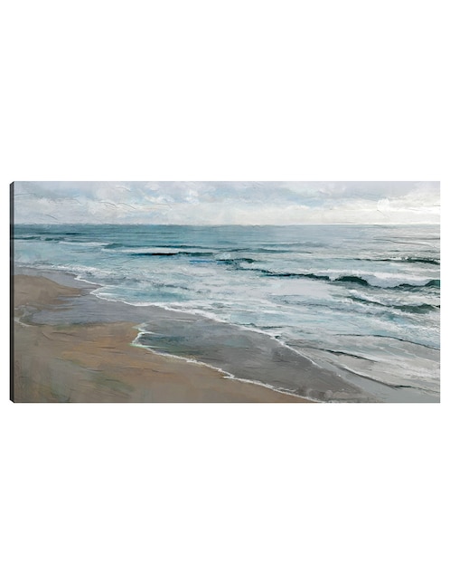 Cuadro decorativo técnica mixta Playas 1