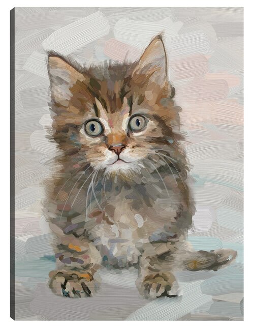 Cuadro decorativo técnica mixta Animales Domésticos 1
