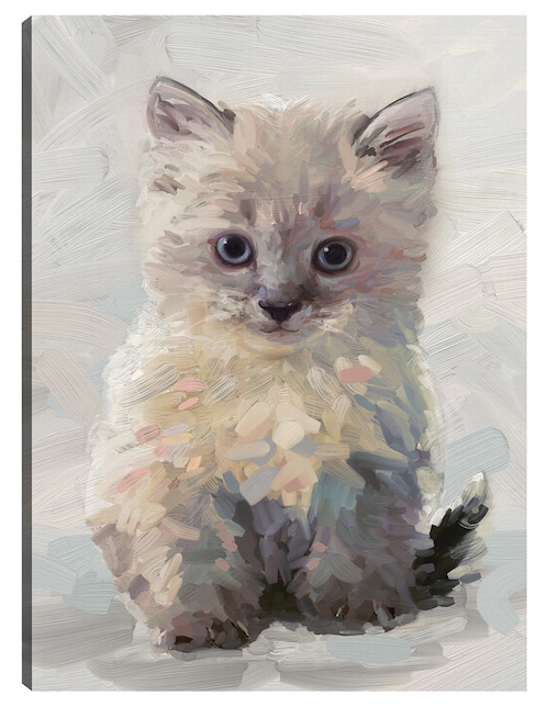 Cuadro decorativo técnica mixta Animales Domésticos 1