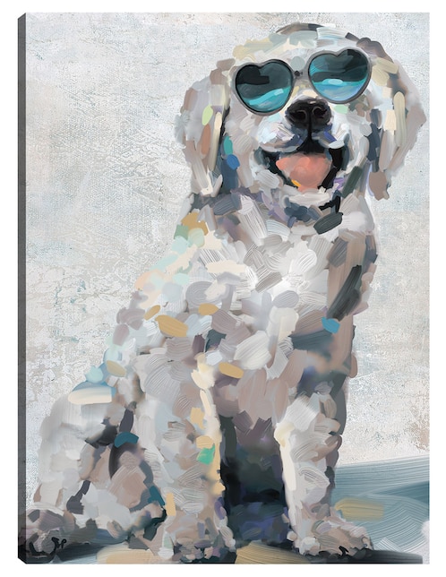 Cuadro decorativo técnica mixta Animales Domésticos 1