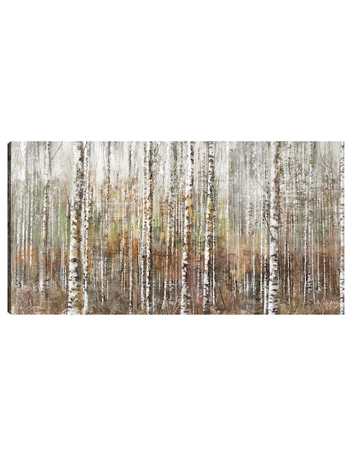 Cuadro decorativo técnica mixta Bosques 1