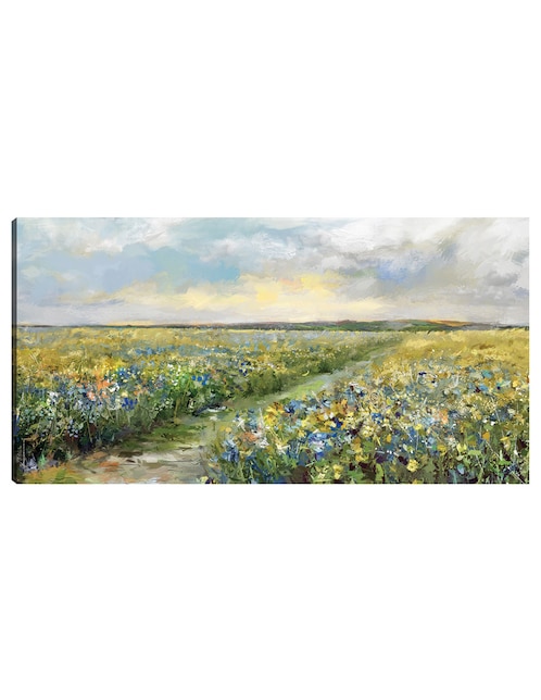 Cuadro decorativo técnica mixta Primavera 1