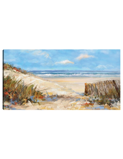 Cuadro decorativo técnica mixta Playas 1