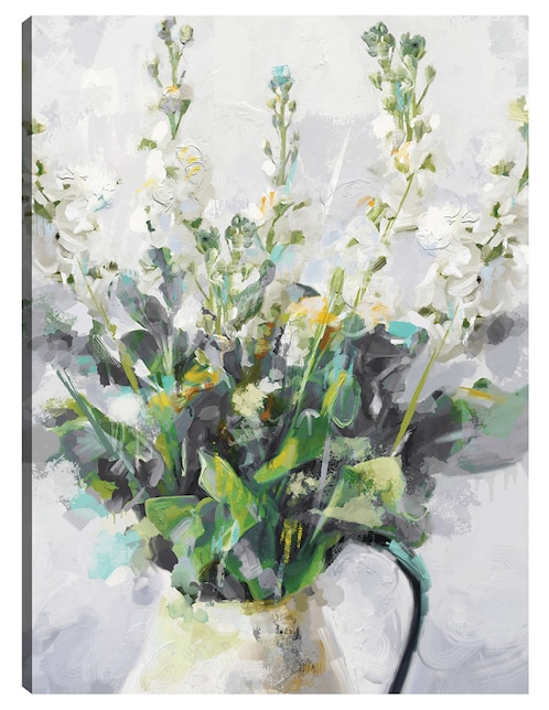 Cuadro decorativo técnica mixta Cuadros Jr Floreros