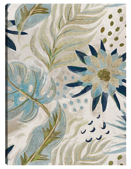 Cuadro decorativo técnica mixta Floración 1