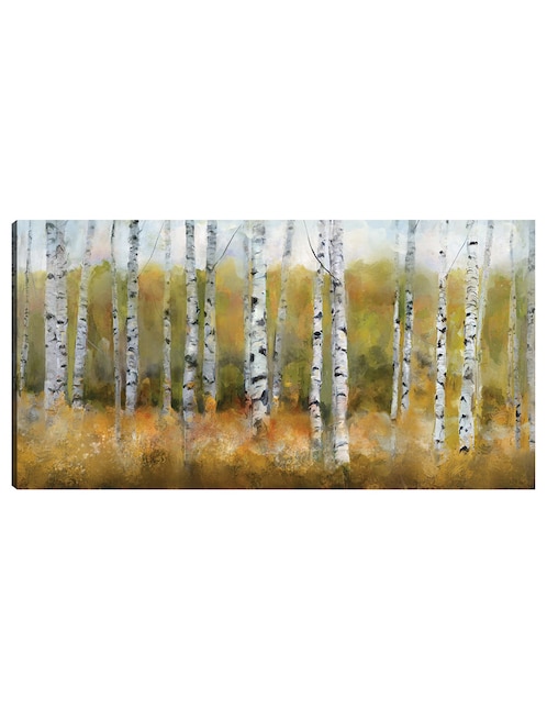 Cuadro decorativo técnica mixta Bosques 1