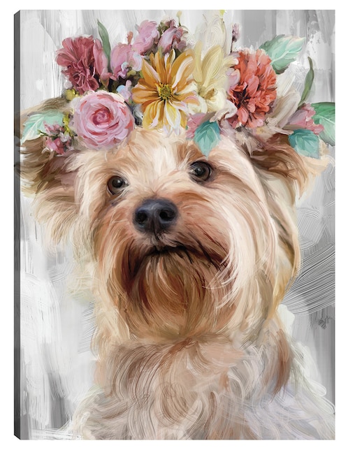 Cuadro decorativo El Poder de las Flores VIII técnica mixta Cuadros Jr Animales Domésticos