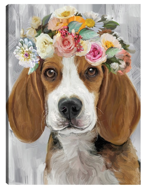 Cuadro decorativo El Poder de las Flores IX técnica mixta Cuadros Jr Animales Domésticos