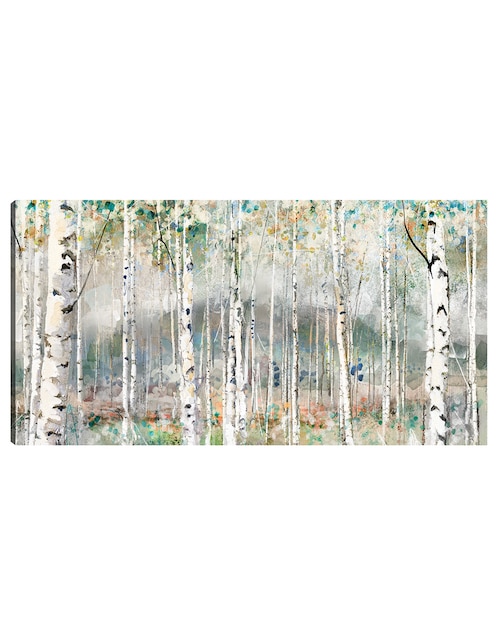 Cuadro decorativo Gracia de primavera técnica mixta Bosques 1