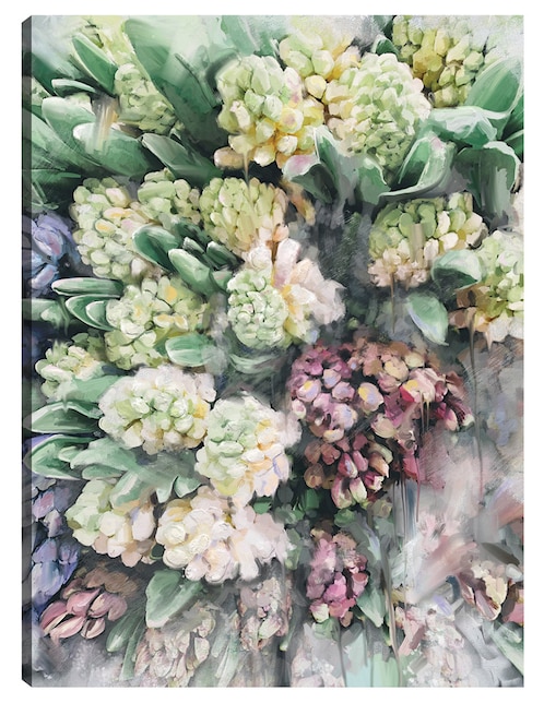 Cuadro decorativo Hermosas flores técnica mixta Arreglo Floral 1