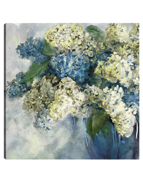 Cuadro decorativo Lilas técnica mixta Arreglo Floral 1