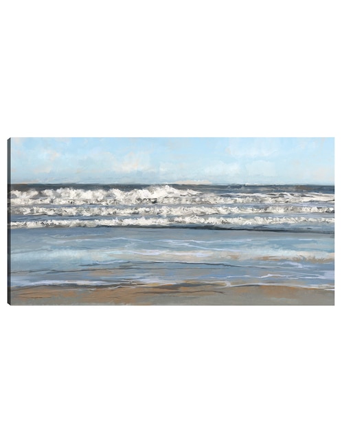 Cuadro decorativo La marea alta técnica mixta Playas 1