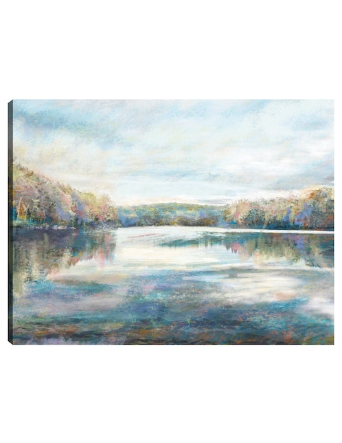 Cuadro decorativo Lugar de verano técnica mixta Lagos 1