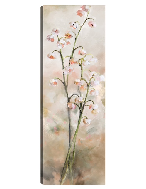 Cuadro decorativo Lirio de los valles técnica mixta Cuadros Jr Floración
