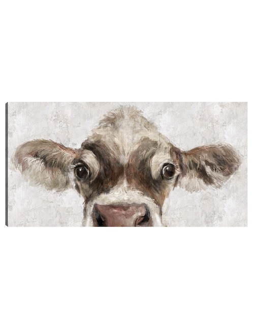 Cuadro decorativo Mirada de vaca técnica mixta Animales Domésticos 1