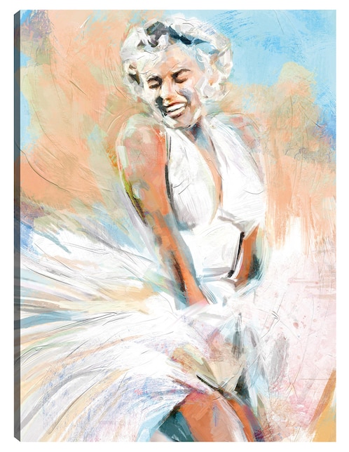 Cuadro decorativo Momento Marilyn técnica mixta Gente 1