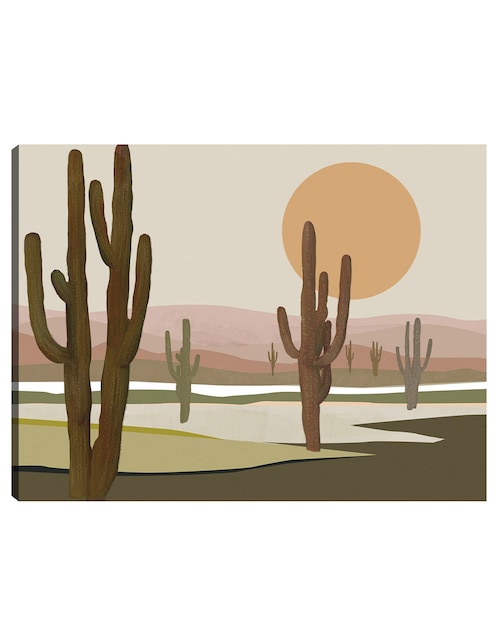Cuadro decorativo Paisaje lunar del desierto II técnica mixta Desiertos 1