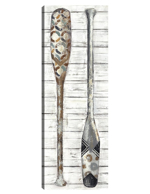 Cuadro decorativo Panel de remos y palas I técnica mixta Objetos 1
