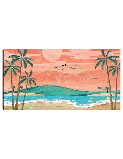 Cuadro decorativo Pedazo de paraíso II técnica mixta Playas 1
