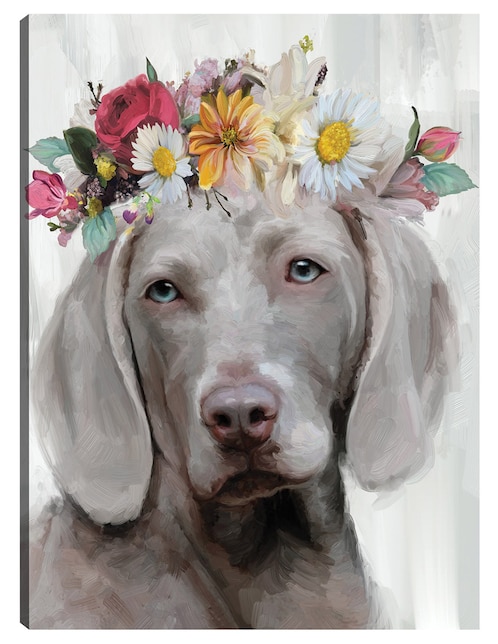 Cuadro decorativo Poder de la flor IV técnica mixta Animales Domésticos 1