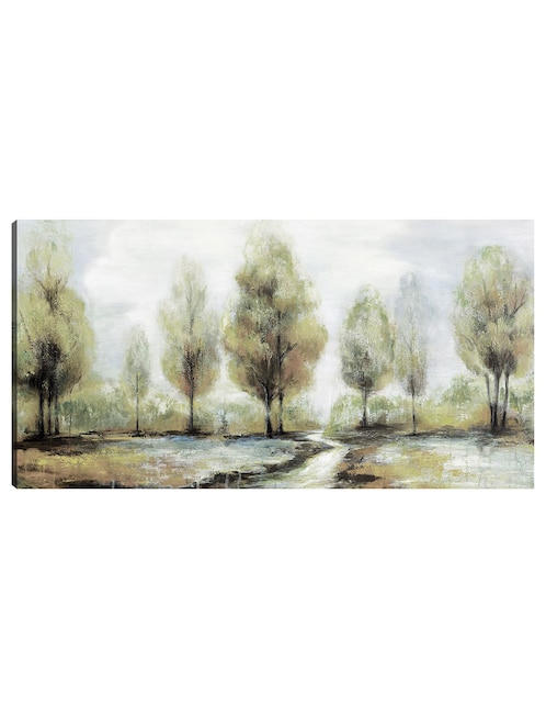 Cuadro decorativo Primavera de la arboleda técnica mixta Inspiración 1