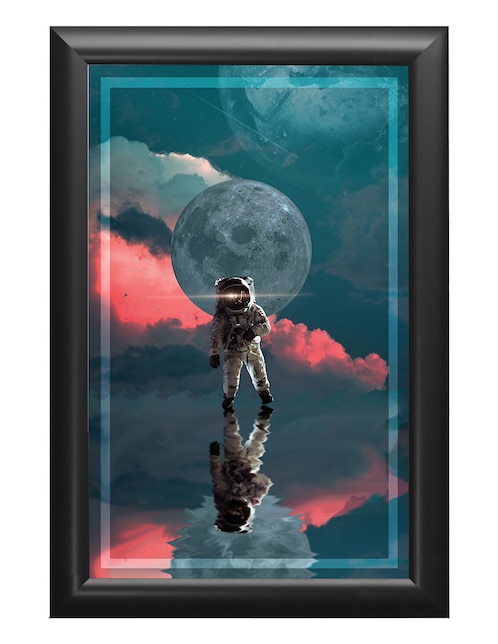 Cuadro decorativo astronauta 1