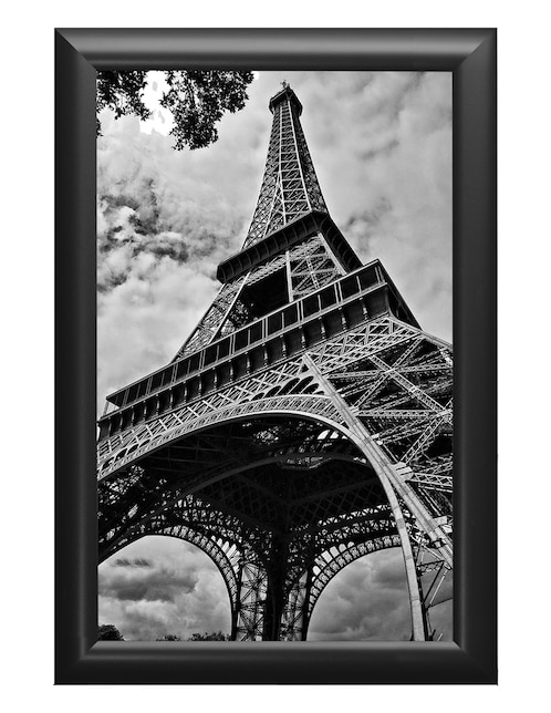 Cuadro decorativo Pixelarte torre de parís