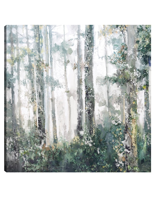 Cuadro decorativo Resplandor técnica mixta Bosques 1