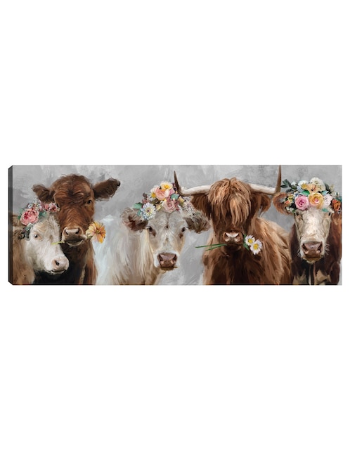 Cuadro decorativo Revisión de Moo técnica mixta Animales Domésticos 1