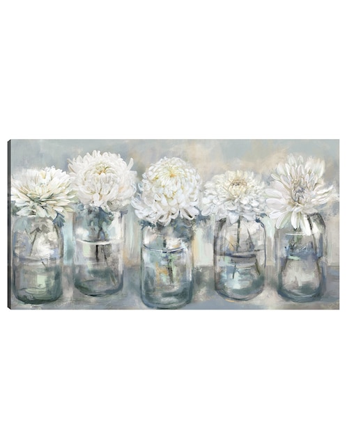 Cuadro decorativo Selecciones frescas técnica mixta Cuadros Jr Floreros